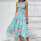👗🌸【50 % Rabatt + kostenlose Ohrringe】 Ärmelloses Freizeitkleid mit Blumenmuster für Damen – Leicht, lässig & perfekt für den Sommer 🌼