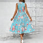 👗🌸【50 % Rabatt + kostenlose Ohrringe】 Ärmelloses Freizeitkleid mit Blumenmuster für Damen – Leicht, lässig & perfekt für den Sommer 🌼
