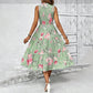 👗🌸【50 % Rabatt + kostenlose Ohrringe】 Ärmelloses Freizeitkleid mit Blumenmuster für Damen – Leicht, lässig & perfekt für den Sommer 🌼
