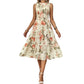 👗🌸【50 % Rabatt + kostenlose Ohrringe】 Ärmelloses Freizeitkleid mit Blumenmuster für Damen – Leicht, lässig & perfekt für den Sommer 🌼