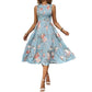 👗🌸【50 % Rabatt + kostenlose Ohrringe】 Ärmelloses Freizeitkleid mit Blumenmuster für Damen – Leicht, lässig & perfekt für den Sommer 🌼