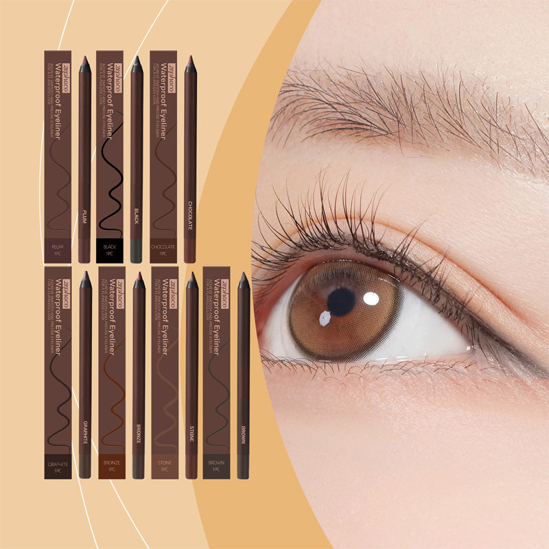 🎁Letzter Tag: Kaufen Sie 1 und erhalten Sie 1 gratis🔥-🌟24 Stunden wasserfester Eyeliner Duo, anspitzbarer Kajalstift
