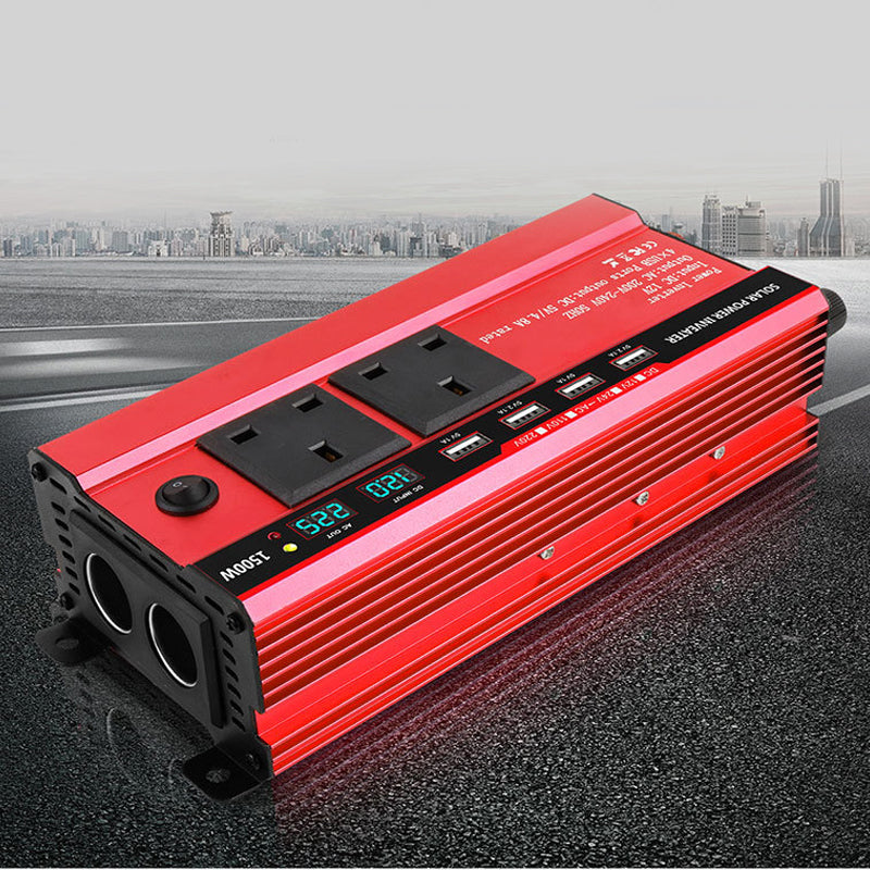 🔥🚘 Neu eingetroffen 1500-W-Auto-Wechselrichter mit 4 USB-Anschlüssen ⚡💡