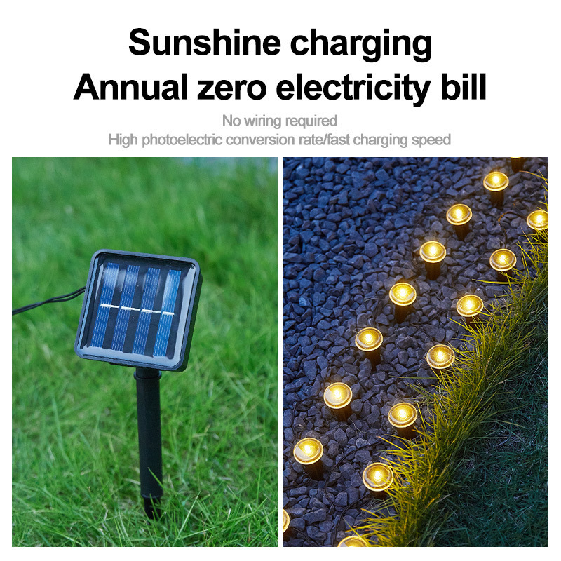 🔥Solange der Vorrat reicht 50 % Rabatt!🎉Solarbetriebene Gartenwegleuchten