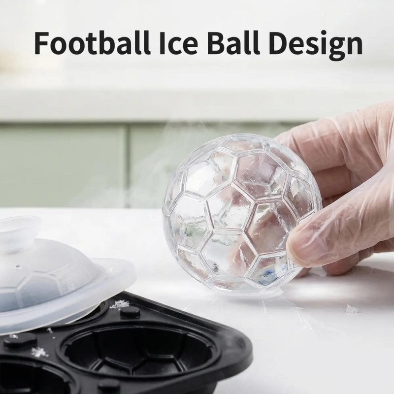 ⚽ 1. 2+1 GRATIS DEAL 🔥 Silikon Eisballform in Fußballform – perfekte Eiswürfel für Sommerdrinks 🧊⚽✨