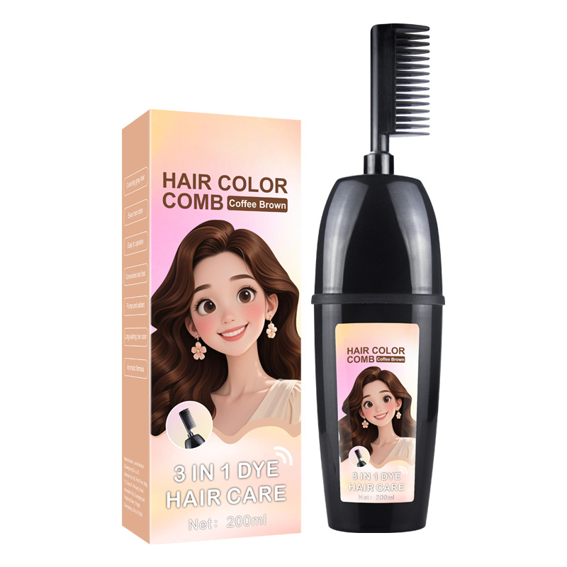 🎁 2+1 GRATIS!! 💇‍♀️ 3-in-1 Haarfarbenkamm | Färben, Mischen & Auftragen in einem Schritt – Einfache Anwendung zu Hause
