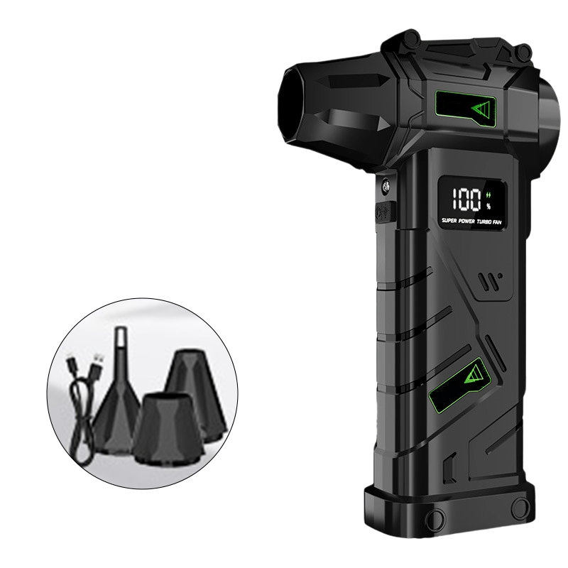 🌀 50% RABATT! ⚡ Kabelloser Turbo-Gebläselüfter mit LED-Display – Starker Luftstrom, Wiederaufladbar & Ideal Für Reinigung, Trocknung & Outdoor 💨