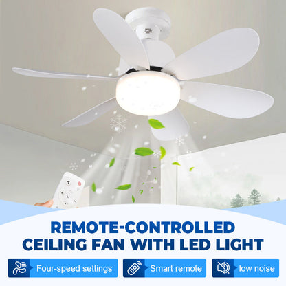 🔥LETZTER TAG – 50 % RABATT🌬️ 2-in-1-Deckenventilator mit Fernbedienung und LED-Beleuchtung – energieeffizient, leiser Motor und ideal für den Wohnkomfort 🏠