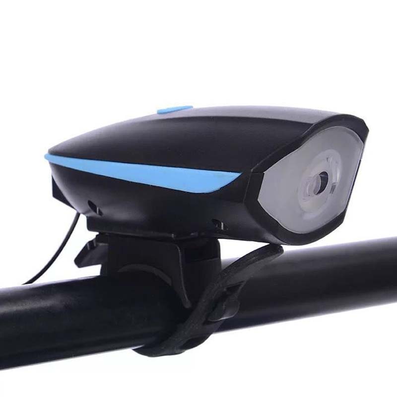 2-in-1 wiederaufladbares Fahrradlicht mit Hupe