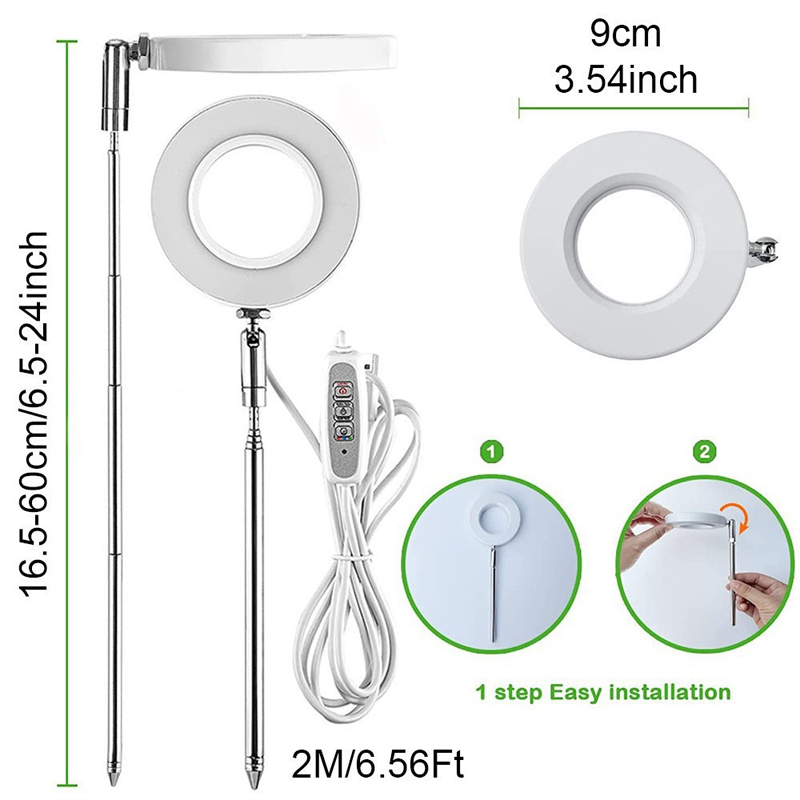 LED-Engelsring-Pflanzenwachstumslampe