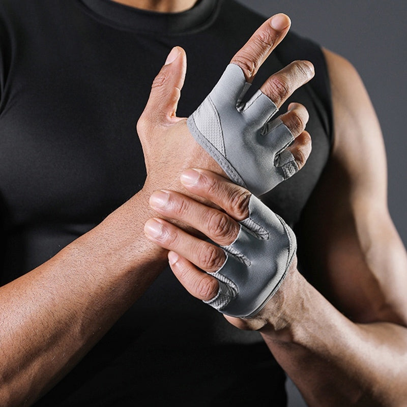 Rutschfeste, atmungsaktive Halbfinger-Trainingshandschuhe – ideal für Fitness, Gewichtheben & Crossfit – bequem & griffsicher🏋️‍♂️💪