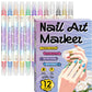 🔥50 % Rabatt⏰Nagelkunst-Stift-Set mit zwei Spitzen