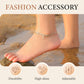 ✨ 50% OFF NOW! 💛 Layered Gold Ankle Bracelet for Women – Rhinestone, Adjustable & Perfect Beach Jewelry 🏖️