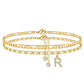 ✨ 50% OFF NOW! 💛 Layered Gold Ankle Bracelet for Women – Rhinestone, Adjustable & Perfect Beach Jewelry 🏖️
