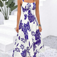 👗 50% RABATT! 🌺 Damenkleid mit Spaghettiträgern & Blumenmuster – Gesmocket, A-Linie, Leicht & Perfekt Für Einen Romantischen Sommerlook 🦋