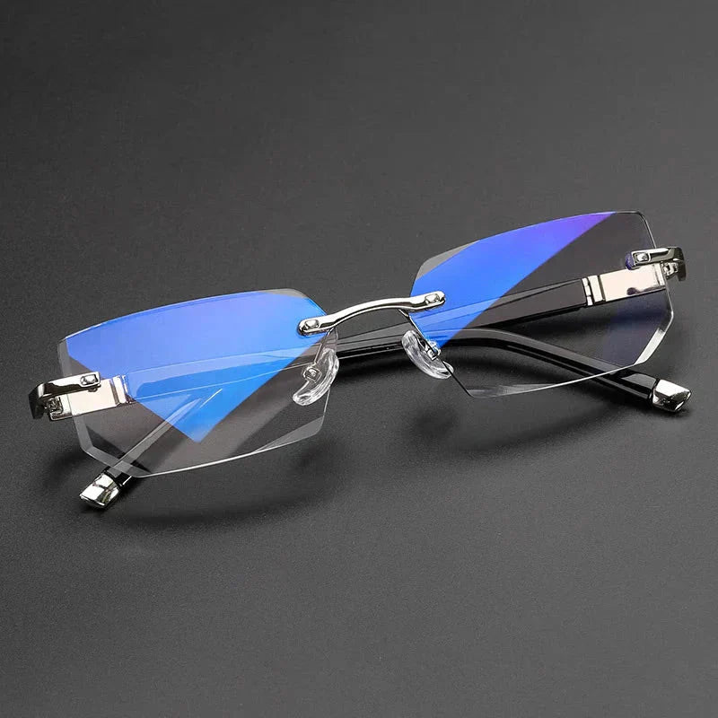 Blaues Licht blockiert randlose Lesebrille für Presbyopie
