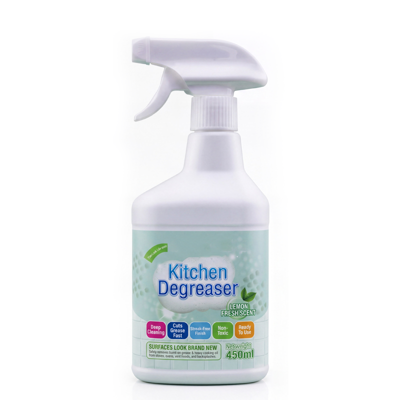 Hochwirksames Entfettungsspray für die Küche