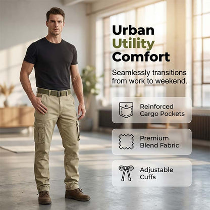 🩳🔧 50% RABATT! Klassische taktische Cargohose für Herren – Robust, funktional & mit vielen Taschen für Arbeit & Abenteuer 🌲