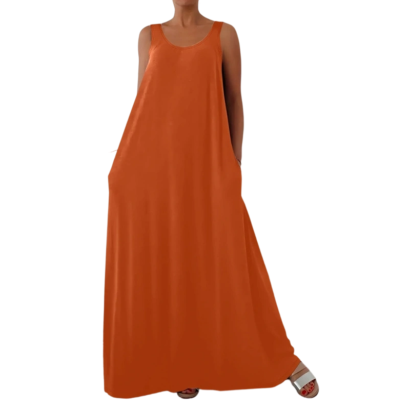 🌼2026 Neue Kollektion🌼 Damen Ärmelloses Lässiges Maxikleid 💃