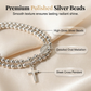🌷💝 50% RABATT! Elegantes Doppeltes Gebetsperlenarmband mit Kreuz – Stilvoll & voller Glauben!