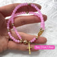 🌷💝 50% RABATT! Elegantes Doppeltes Gebetsperlenarmband mit Kreuz – Stilvoll & voller Glauben!