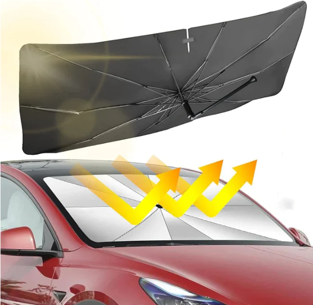 🔥🔥2026er Sondermodell – 50 % reduziert: Sonnenschutz für Frontscheibe – faltbarer Windschutzscheiben-Auto-UV-Schutz (Wärmeschutz)🔥🔥