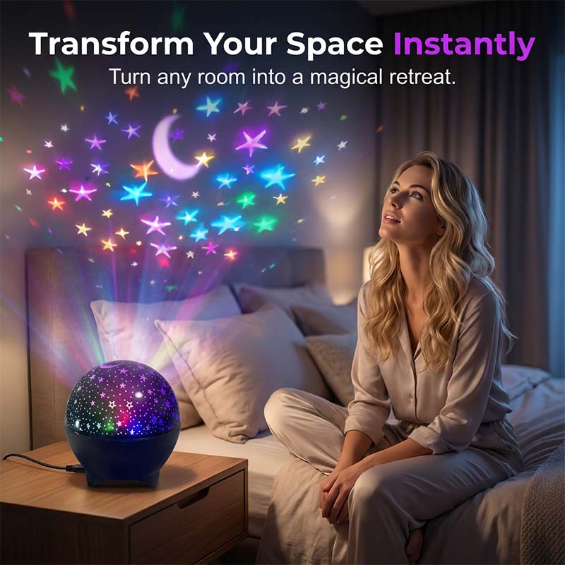 USB-LED-Galaxy-Projektor-Nachtlicht