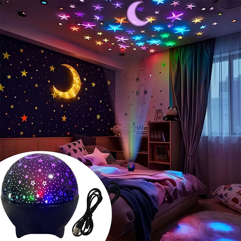 USB-LED-Galaxy-Projektor-Nachtlicht