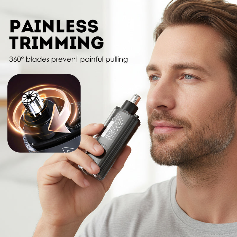 📢📢50% RABATT !!⏰Nasen- und Ohrhaartrimmer mit LED-Anzeige