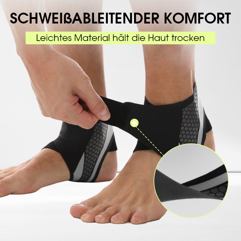 🔥 Ultradünne Knöchelbandage – Y‑Form & Klettverschluss. Unsichtbar, atmungsaktiv & perfekt für Alltag und Sport