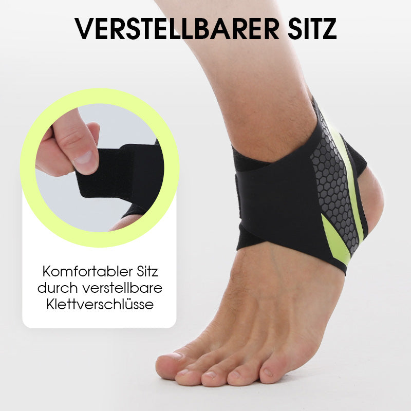 🔥 Ultradünne Knöchelbandage – Y‑Form & Klettverschluss. Unsichtbar, atmungsaktiv & perfekt für Alltag und Sport