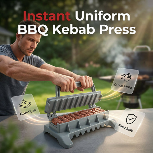 Spießhelfer für Grill & Schaschlik – praktisches Werkzeug zum Befüllen von Spießen – ideal für Outdoor-Grillen, Party & Picknick🔥🏕️