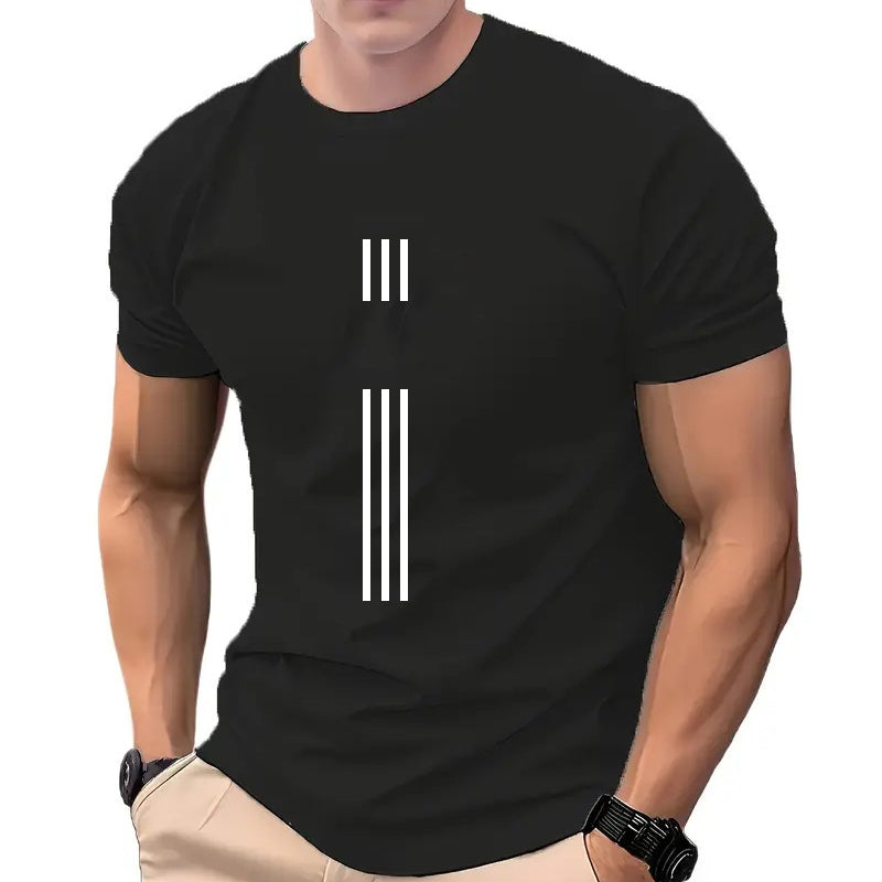 👔✨ 50% RABATT! Herren-T-Shirt mit Rundhalsausschnitt und Grafikprint – Lässig, bequem & vielseitig für Freizeit & Alltag 🧢