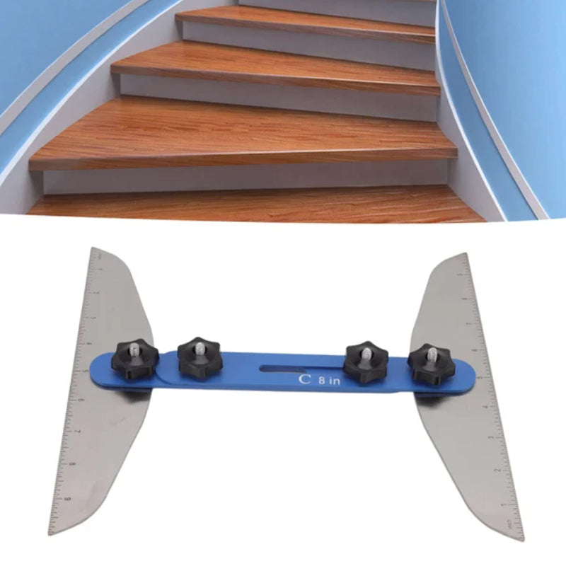 📢📢50% Rabatt  !!!📏🧰 Multifunktionales Treppenlineal – Klappbar, präzise & vielseitig – ideal für Heimwerker, Maßnehmen & Bastelprojekte