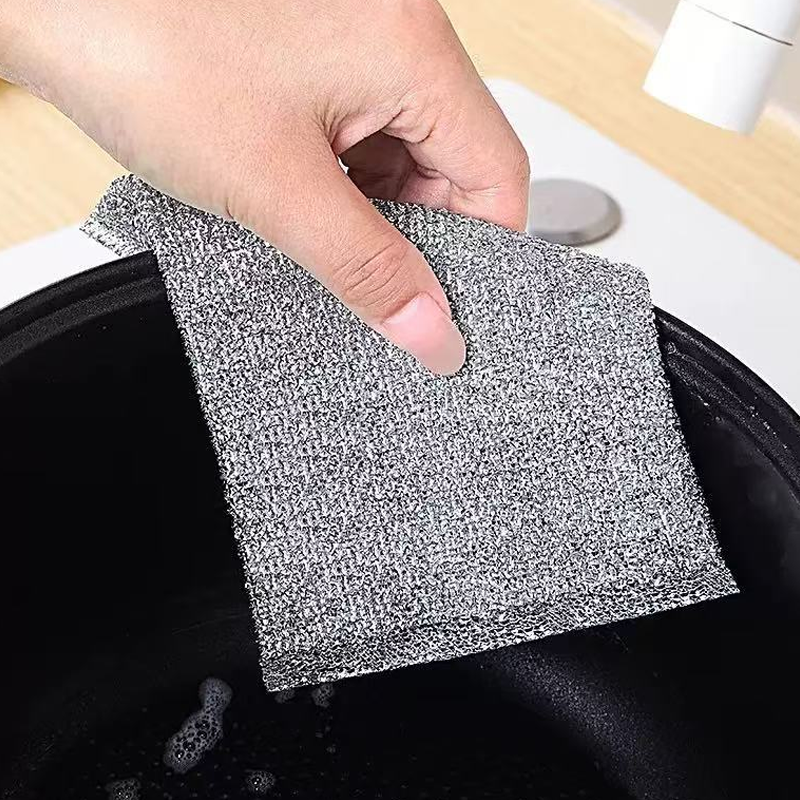 🔥50% Rabatt 🧽 Kratzfeste Scheuertücher (10x15 cm) – entfernt hartnäckiges Fett ohne Schrubben – wiederverwendbar & vielseitig – 1er- bis 15er-Pack