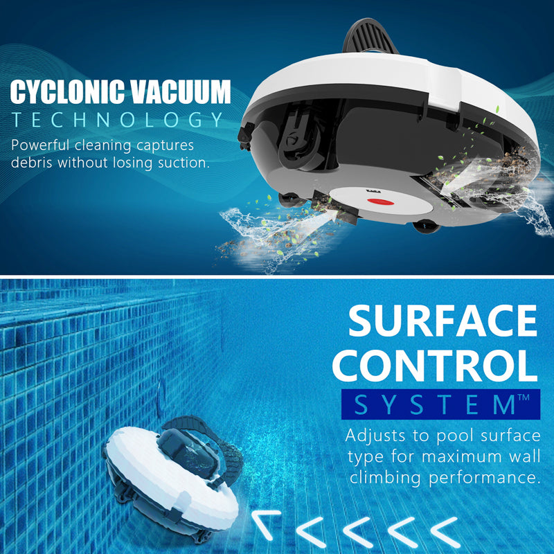 🤖 50% RABATT! 💧 Kabelloser Roboter-Poolreiniger – Automatisch, leistungsstark & für Boden, Wände & Wasserlinie 🏊