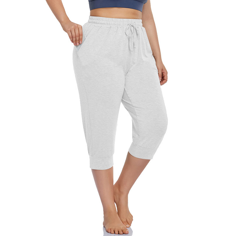 👖Lässige Caprihose für Damen mit Taschen – bequem, atmungsaktiv & perfekt für Frühling & Sommer🌞👜
