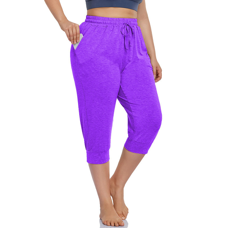 👖Lässige Caprihose für Damen mit Taschen – bequem, atmungsaktiv & perfekt für Frühling & Sommer🌞👜