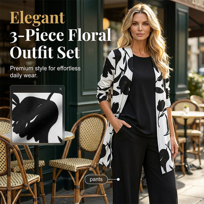 💃💥 Damen 3-teiliges Outfit Set – lässig, bequem & perfekt für jeden Tag ✨
