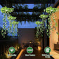 💎50% Rabatt✨🔥Solarbetriebene Hängelampe aus Milangras🌿Gestalte deinen eigenen gemütlichen Garten💡