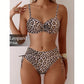 👙Damen-Bikini-Set mit hoher Taille – Oberteil und Unterteil
