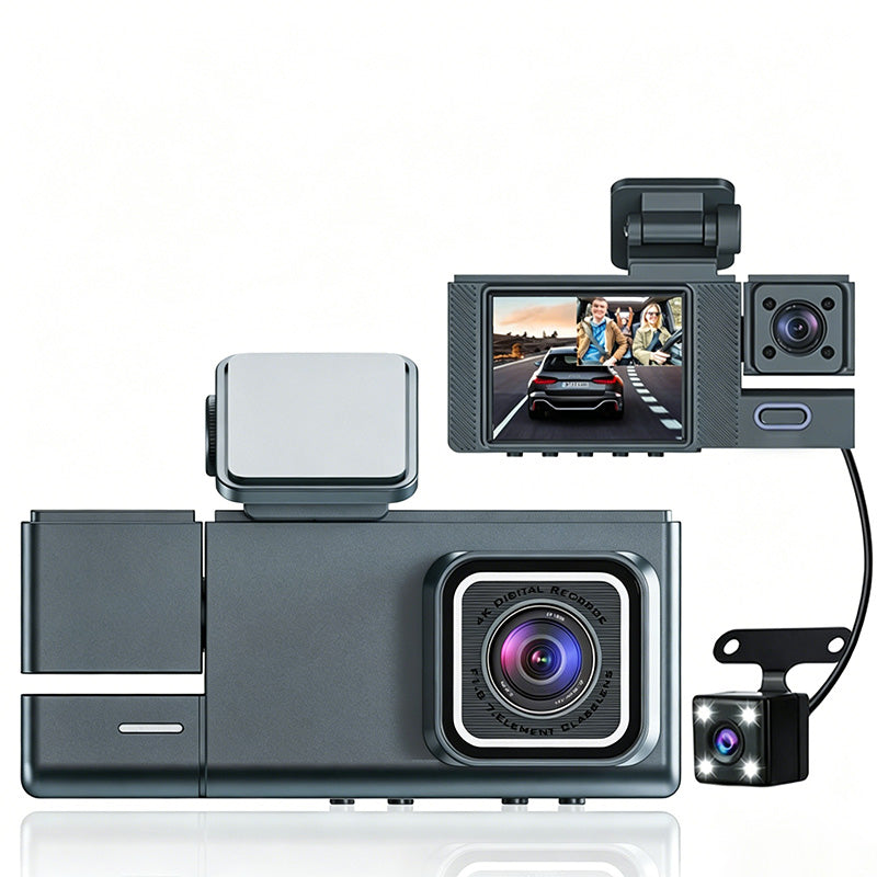 🚗 LIMITED-TIME 50% RABATT! ✨ 3-Kanal 1080p Dashcam – Vorne, Hinten, Innen, Wi-Fi ✨
