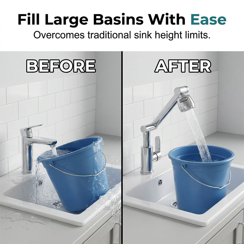 ⏳🔥 NUR FÜR BEGRENZTE ZEIT: 50 % RABATT! 🚰 Mechanischer Armaturenkopf mit 360°-Drehung – flexibel, modern und benutzerfreundlich ✨