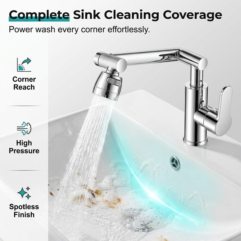 ⏳🔥 NUR FÜR BEGRENZTE ZEIT: 50 % RABATT! 🚰 Mechanischer Armaturenkopf mit 360°-Drehung – flexibel, modern und benutzerfreundlich ✨