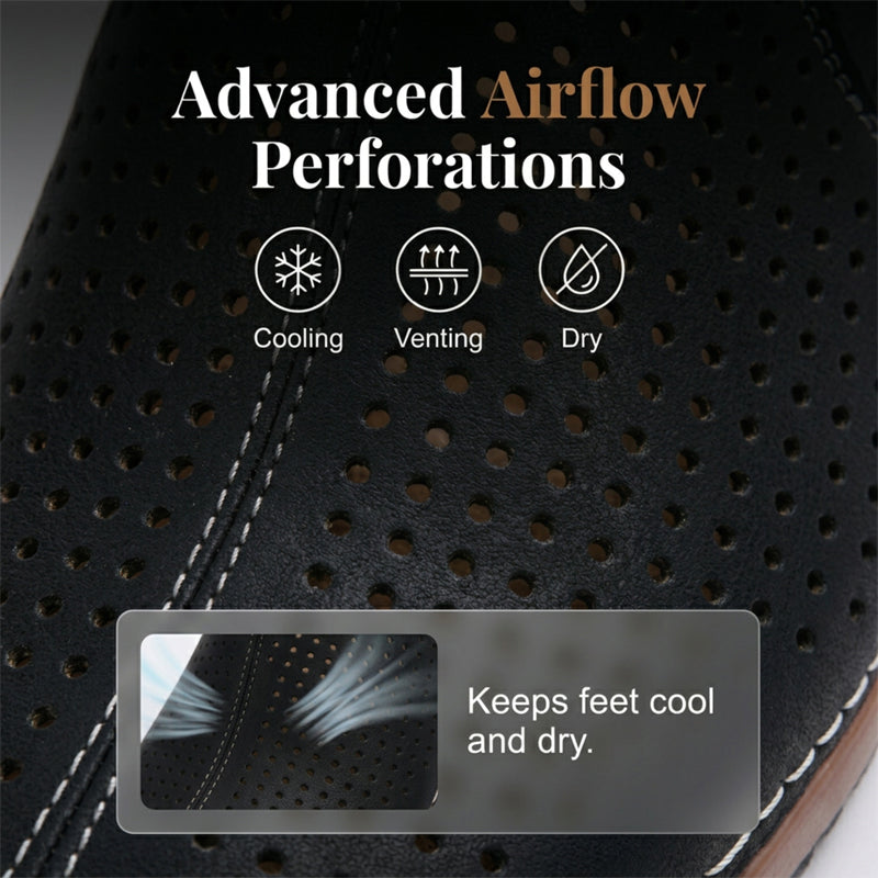 👡 50% RABATT! 🌸 Damen perforierte Slip-On Plateau-Pantoletten – Leicht, belüftet & perfekt für warme Tage – ideal für Zuhause, Strand oder schnelle City-Spaziergänge 🏖️