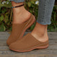 👡 50% RABATT! 🌸 Damen perforierte Slip-On Plateau-Pantoletten – Leicht, belüftet & perfekt für warme Tage – ideal für Zuhause, Strand oder schnelle City-Spaziergänge 🏖️