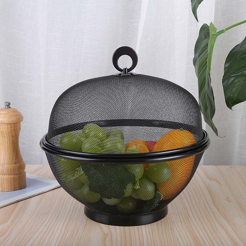 📢📢50 % Rabatt!! 🥳💞 Über 50.000 verkaufte Exemplare! ⚡✨Obstkorb mit Deckel und Doppelfunktion – Aufbewahrung, Abtropfen und Dekoration in einem🍎🥬