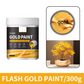 ✨🖌️ Mehrzweck-Goldlack auf Wasserbasis – goldener Glanz, geruchsarm & vielseitig