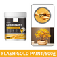 ✨🖌️ Mehrzweck-Goldlack auf Wasserbasis – goldener Glanz, geruchsarm & vielseitig