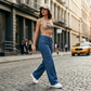 🔥⏰ NUR HEUTE: -50% 👖 Elegante Workwear Wide-Leg Jeans – modern, bequem & perfekt für jeden Look ✨